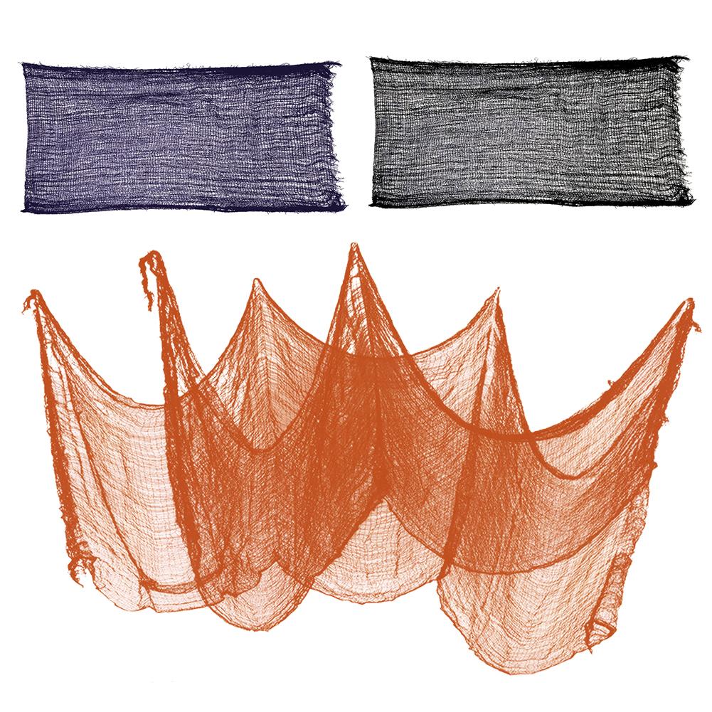 Halloween Gauze DIY Horror Gauze Decor Doorway Creepy Cloth Gothic Gauze Props for Party Indoor Outdoor