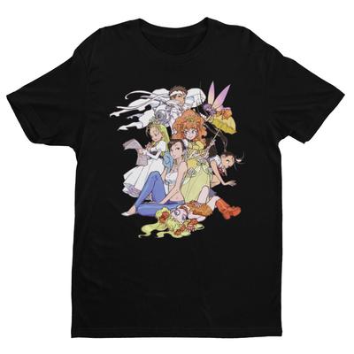 Cyberbots Mit Chun Li Key Art Premium Unisex T-Shirt Klassisches Arcade-Spiel