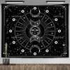 Zodiac Astrology Constellation Tapestry Indie Hippie Sun Moon Tapestry Tarot Astrology Altar Tablecloth Aesthetic Room Decor