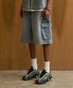 BEENTRILL Vintage Cargo Denim Bermuda Pants (Indigo)