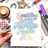 8/12/24/36/48/60 Colors Double Line Outline Highlighter Marker Pens