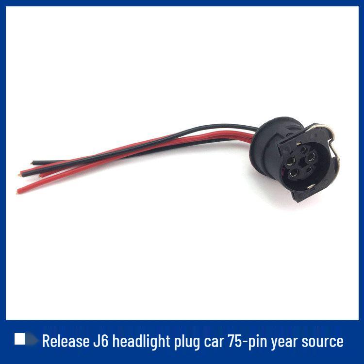 Compatible Headlight, Turn Signal, Fog & Tail Light Socket with Car Sticker for FAW Jiefang J6P