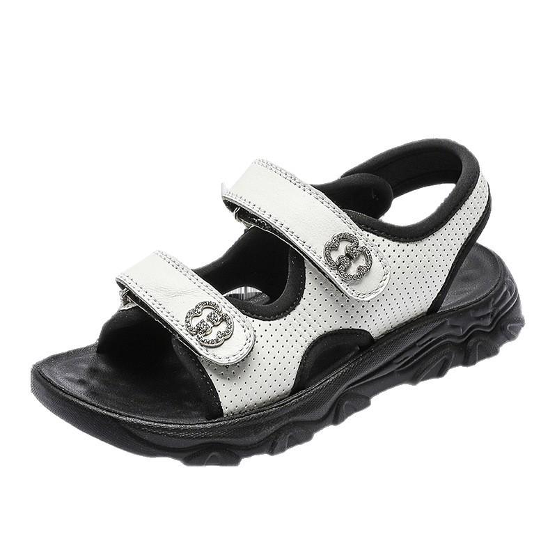 Toddler & Preschool Girls' Thick-Soled Beach & Sports Velcro Sandals – New Summer Style
