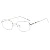 Neutral Square Irregular Anti Blue Light Glasses Trendy Small Frame Clear Optical Glasses Transparent Lens Spectacle