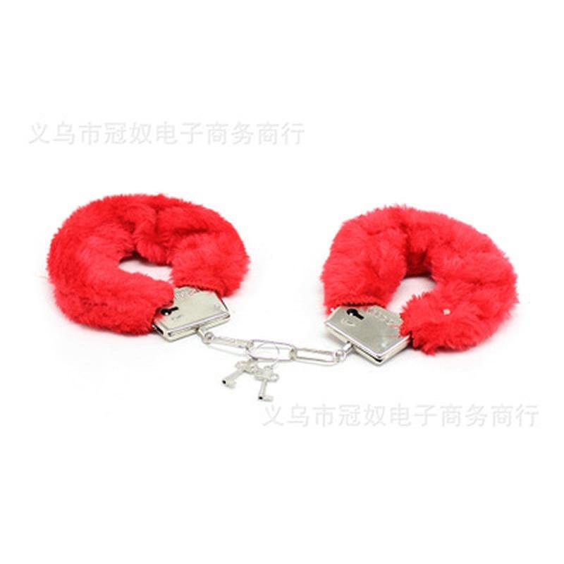Furry Fuzzy Handcuffs Stylish Soft Metal Adult Night Party Game