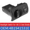 Headlight Switch Fog Lamp Control Switch for A6 C5 Seat Skoda 4B1941531E