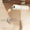 Stainless Steel Suction Cup Paper Towel Holder No Punch Removable Toilet Paper Holder Wall Mounted Space Saving