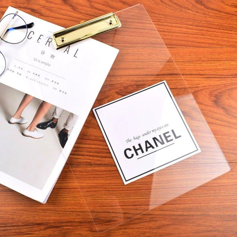 A4 Stainless Steel File Folder Thickness 1 Mma5 Stainless Steel Board Clamp Writing Board Document Board Bill Menu Plywood