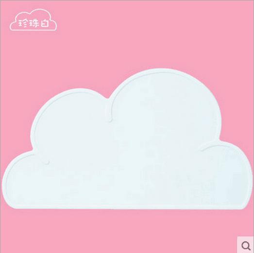 

Nordic baby children s cloud silicone placemat mobile plate, silicone student table mat