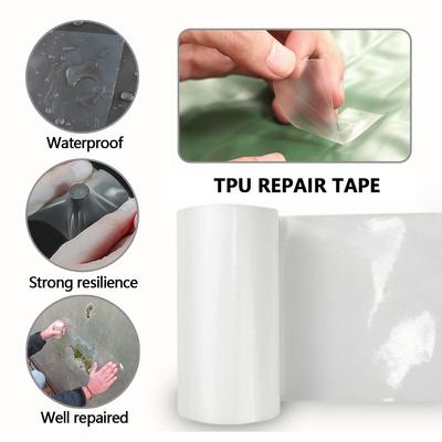 TPU Repair Air Leakage Tape Transparent Repair Patch Inflatable Product Repair Patch Inflatable Swimming Circle Repair Tape