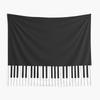 Piano Keys Tapestry Creative Musical Notes Tapesrties Decor Living Room Bedroom Wall Hangings Art Black and White Tapestry