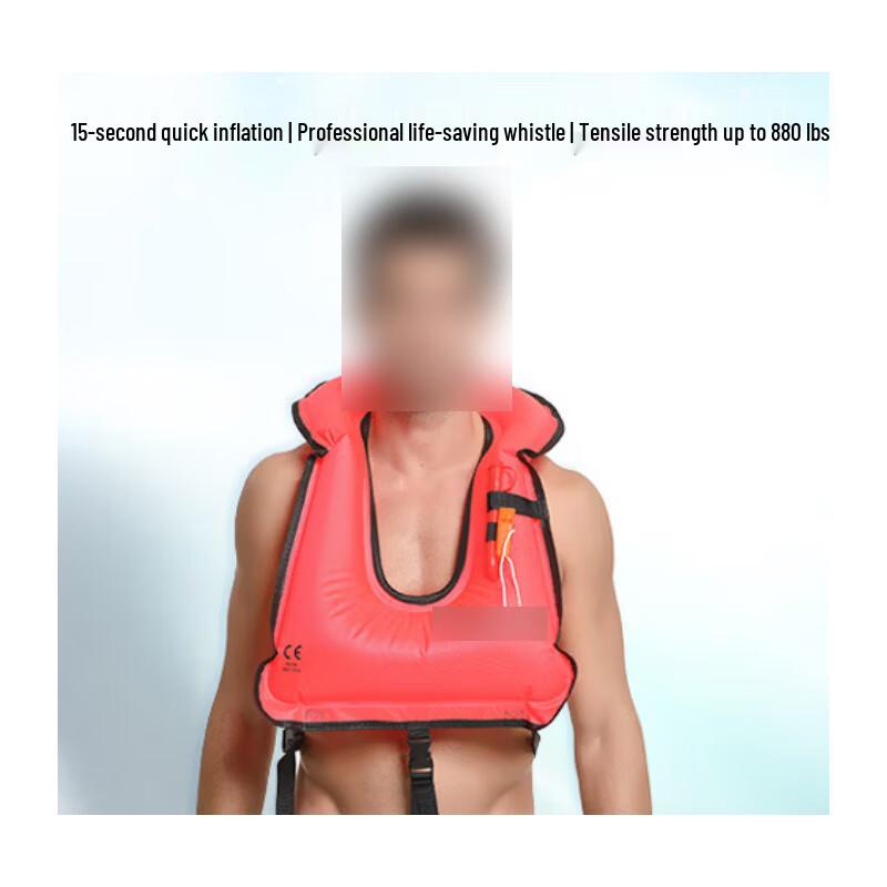 Portable Inflatable Snorkeling Vest