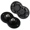 4Pcs Small Double Bead Universal Wheel Stainless Steel Appliance Wheels Mini Roller  Furniture Box