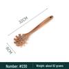 Teak Akazienholz Küchenutensilien-Set: Spatel, Löffel, Schöpfkelle, Pfannenwender, Reislöffel mit langem Griff