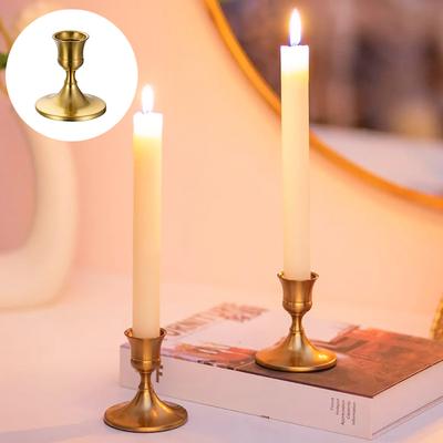 Bougeoirs de table en aluminium vintage et élégants, adaptés pour la Saint-Valentin et les décorations de mariage