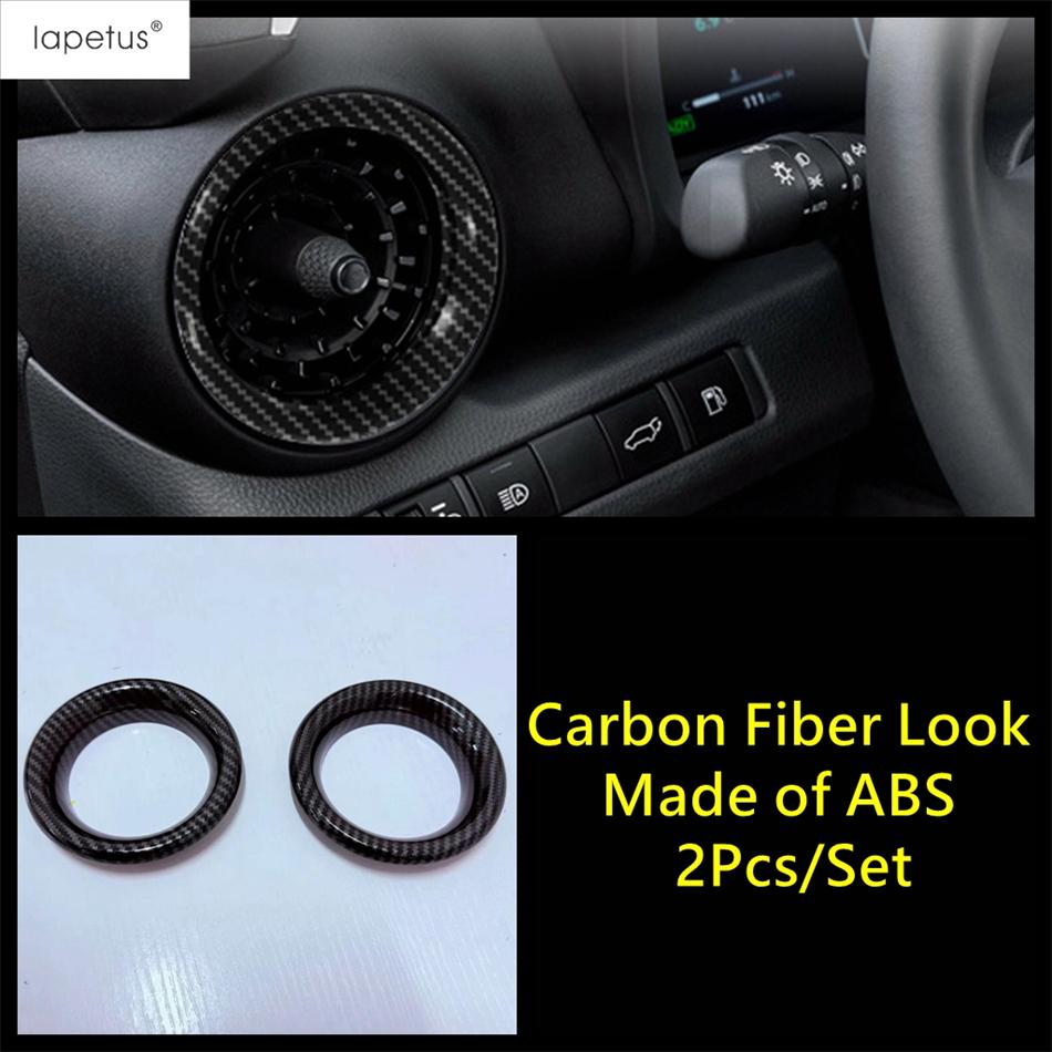 ABS Car Front Dashboard Air AC Conditioning Outlet Vent Decoration Cover Trim Interior Accessories For Toyota C-HR CHR 2024 2025
