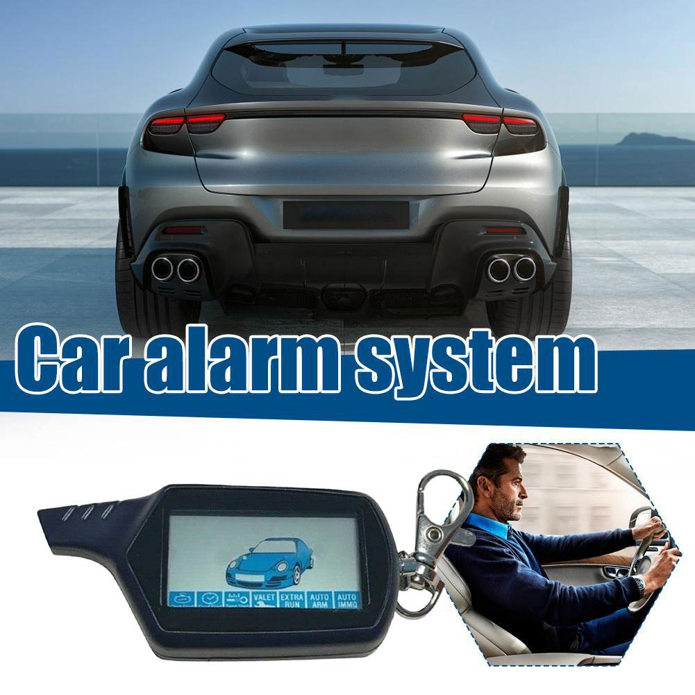 LCD Remote Control Key Vehicle Security Two Way Car Alarm System For Twage StarLine B9 For Russian Vehicle V8N0
