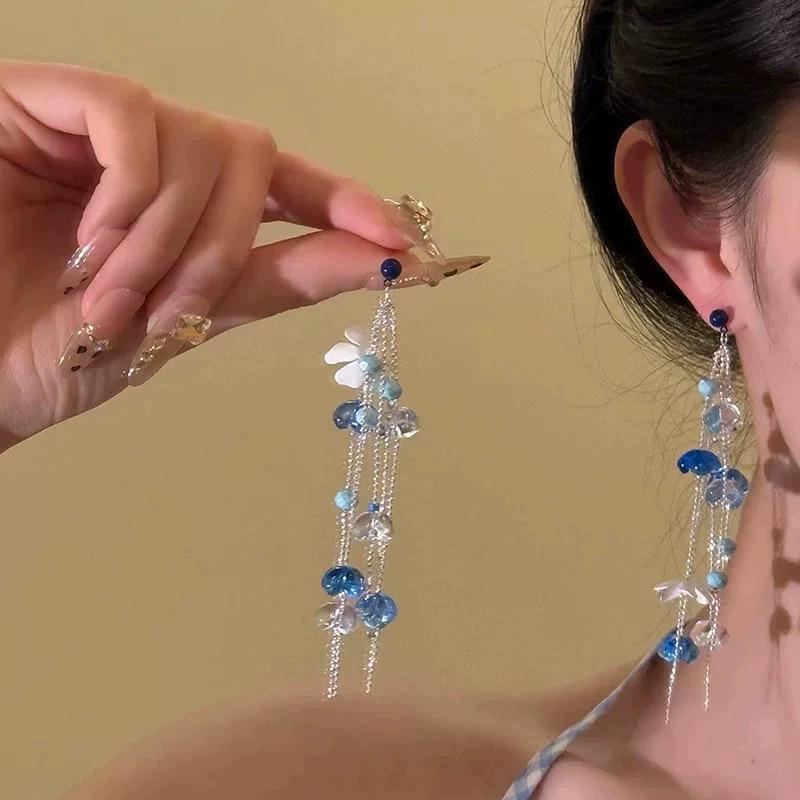 925 Silver Floral Earrings for Women - Elegant Spring/Summer Design, Trendy and Cute Studs for 2026