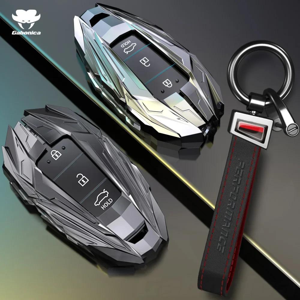 New Zinc Alloy Car Key Case Full Cover Shell Fob For Hyundai Santa I30 Ix35 Encino Kona Solaris Azera Grandeur Elantra Accent Fe