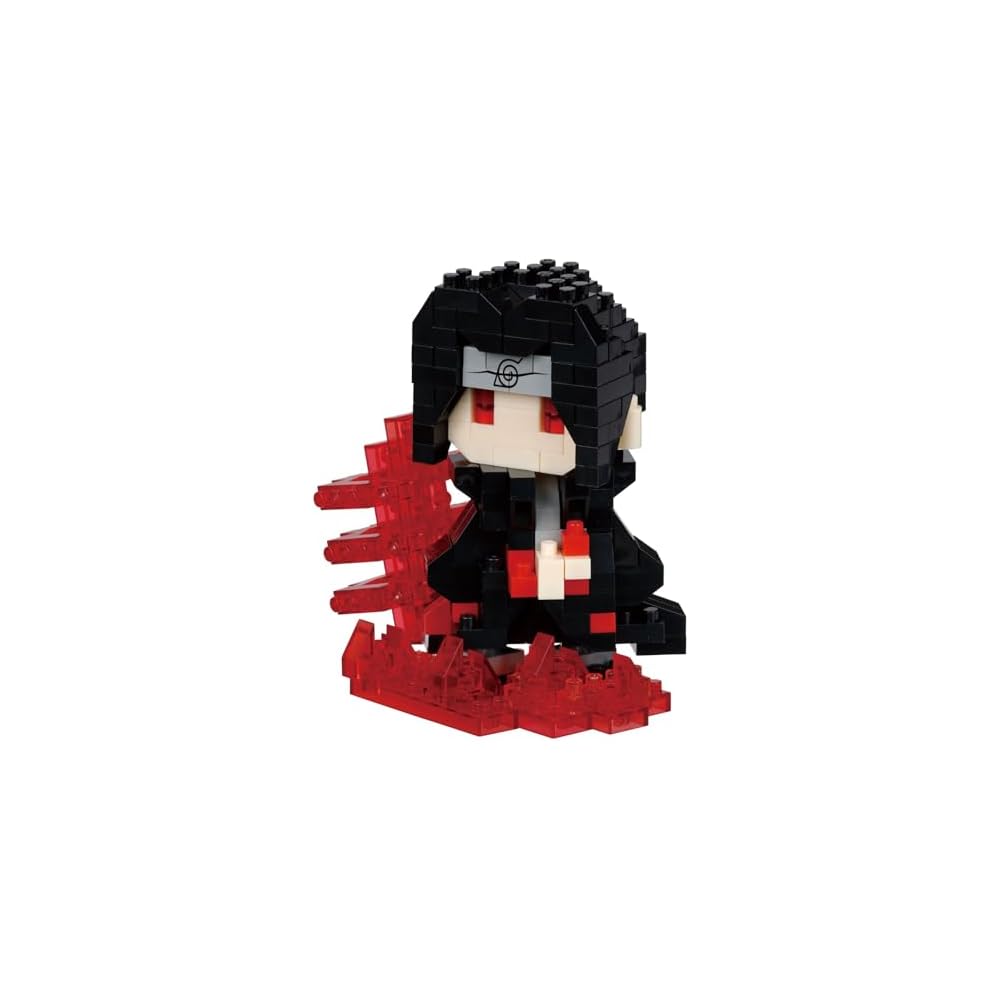 Kawada Nano Block Naruto Shippuden Itachi Uchiha Building Set 3x10.5x18cm for Ages 12 and Up