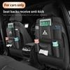Pour Outlander Pajero Asx Lancer EX Evolution X Ralliart L200 Triton Sac de Rangement pour Dossier de Siège de Voiture Coussin Anti-coup de Pied pour Dossier