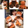 Adorable Plush Raccoon Doll Soft Stuffed Animal 50cm And 80cm For Kids Cuddly Companion