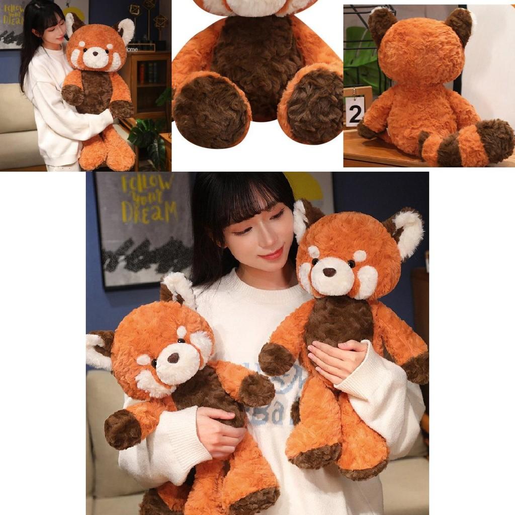 Adorable Plush Raccoon Doll Soft Stuffed Animal 50cm And 80cm For Kids Cuddly Companion
