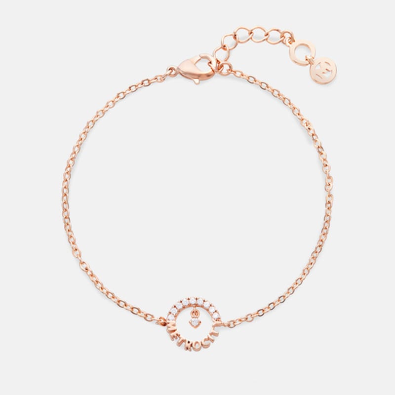 

METROCITY JEWELRY M Basic Sterling Silver Rose Bracelet A233SB9244RPA 17cm