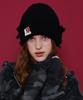 KEEMHII Destroyed Punk Badge Beanie - [Black]
