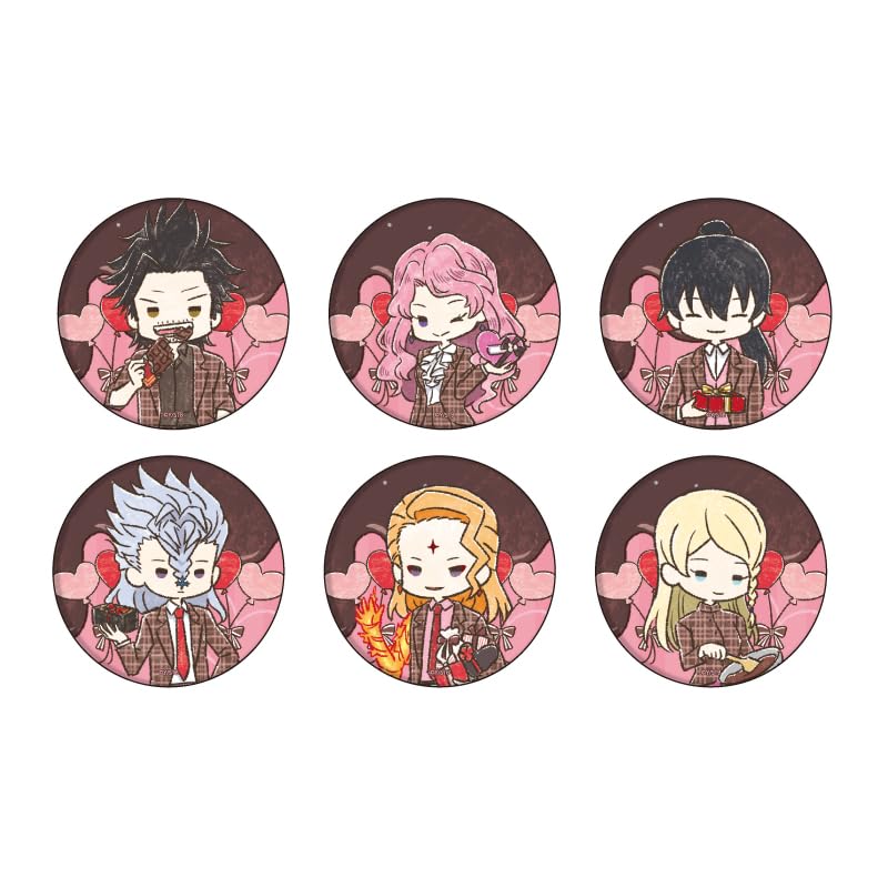 

Black Clover 14 Valentine ver. [Graff Art Illustration] Can Badge Box of 6