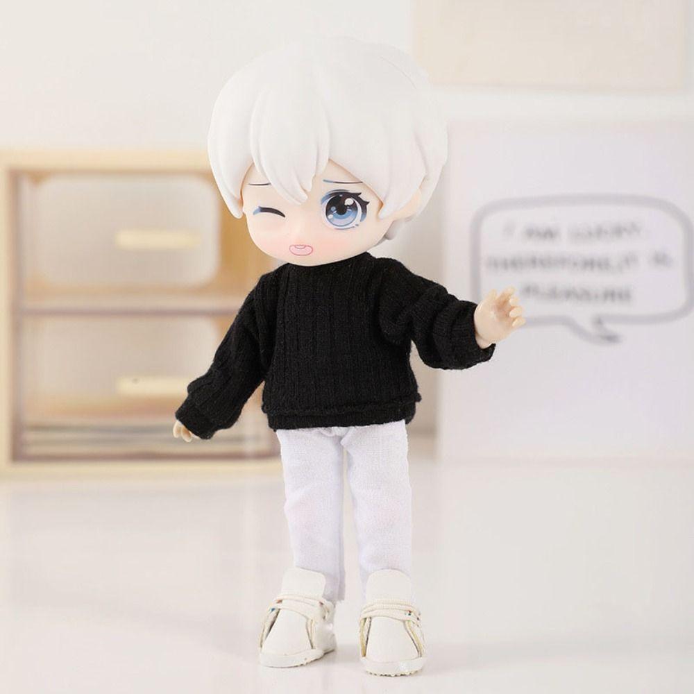 6 Colors Dolls Long Pants Doll Clothing for 1/11 OB11 Dolls for 1/12 BJD Dolls Clothes Accessories