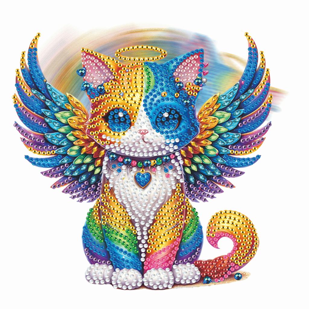 Acryl Speziell Geformt Niedliches Tier Diamantmalerei Schüttelkopf Tischdekorationen Diamantmalerei Schüttelkopf Schreibtischdekoration