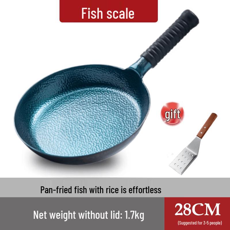 Qiwei Handmade Iron Frying Pan