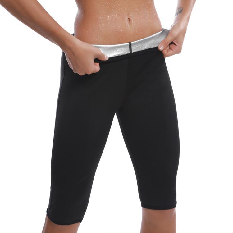 

Hot Shapers Body Sculpting Fitness Sweat Pants for Running and Bodybuilding M чёрный