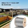 Stainless Steel Cable 3/16"x 1000ft, T316 Marine Grade Deck Cable Railing, 1x19 Strands Construction Braided Aircraft Cable for Deck Rail String