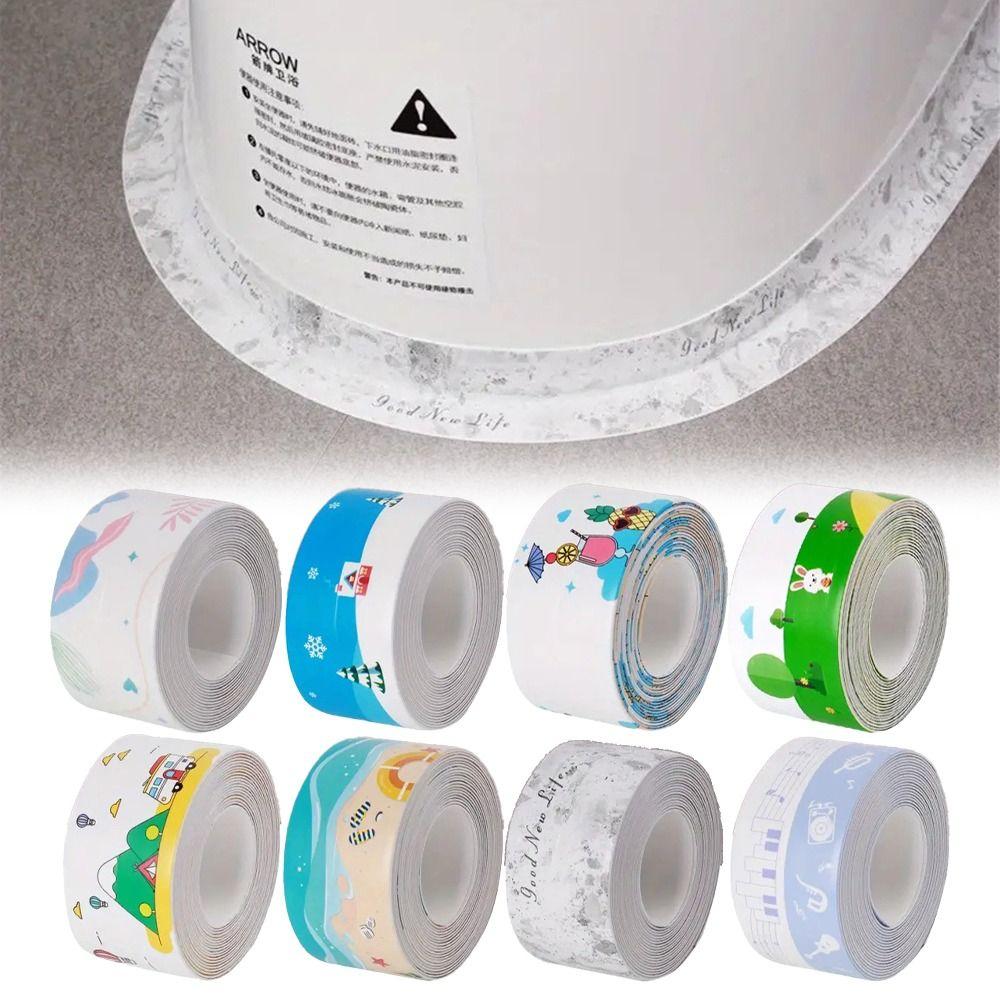 PVC Seam Adhesive Tape 3.2m/Roll Shower Tile Sealer Professional Caulk Tape  Kitchen Gadgets