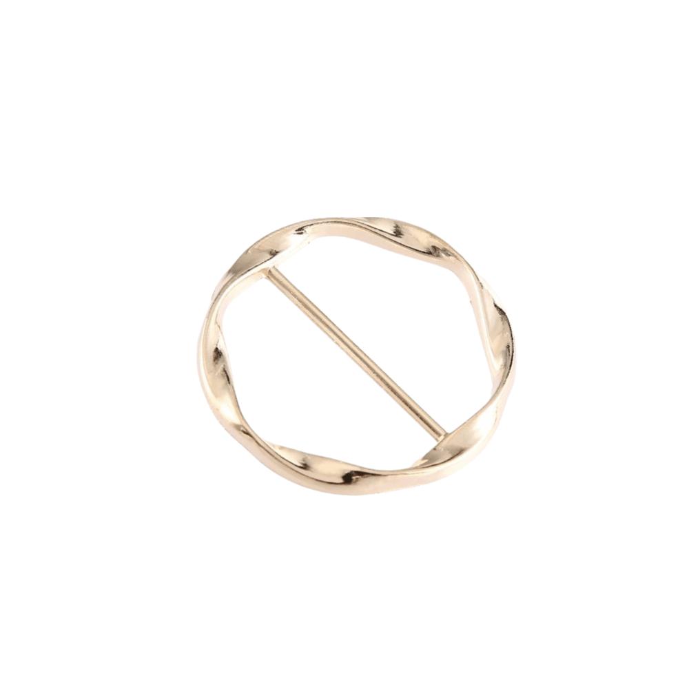 Fashion Adjustable Shirt Ring Belt and Scarf Belt Accessories Belt Buckle Multipurpose Scarf Buckle Daily Use