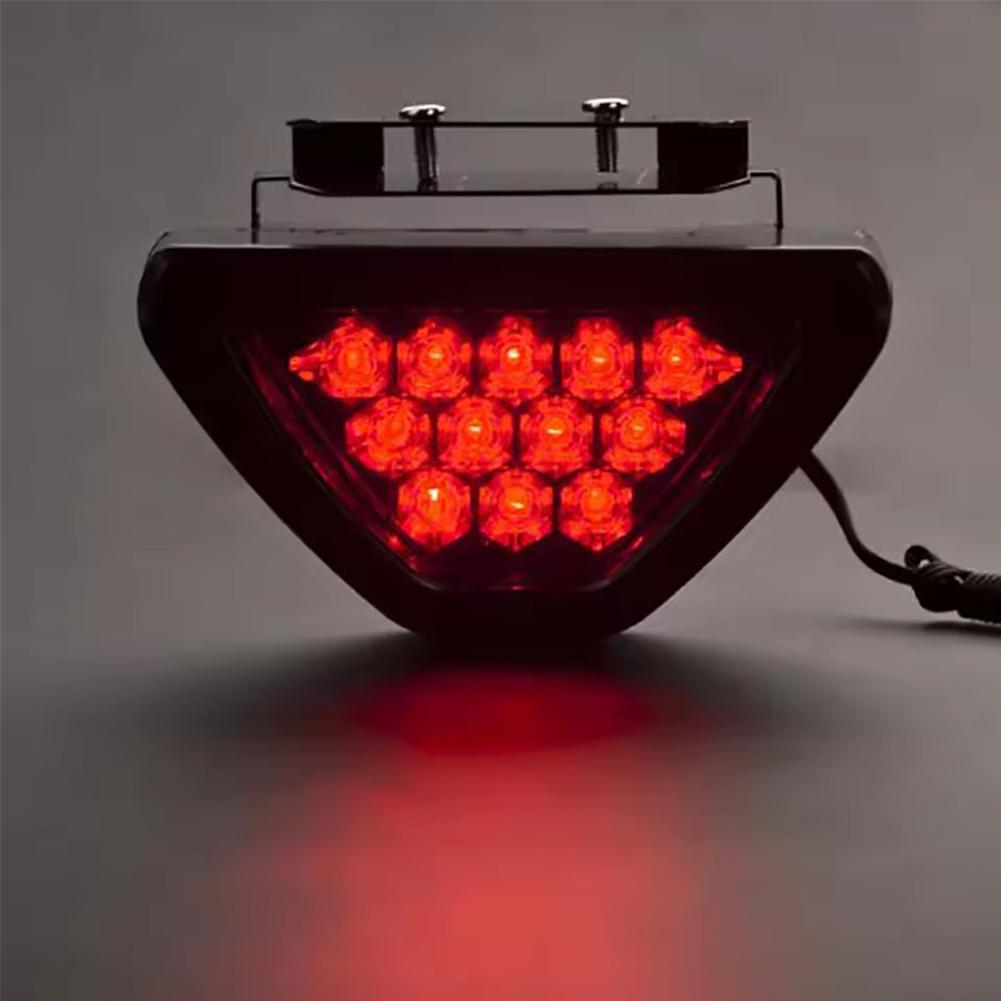 12V Triangle LED Car Brake Tail Light Style Reversing Stop Warning Anti-collision Car Auto L A6Q0