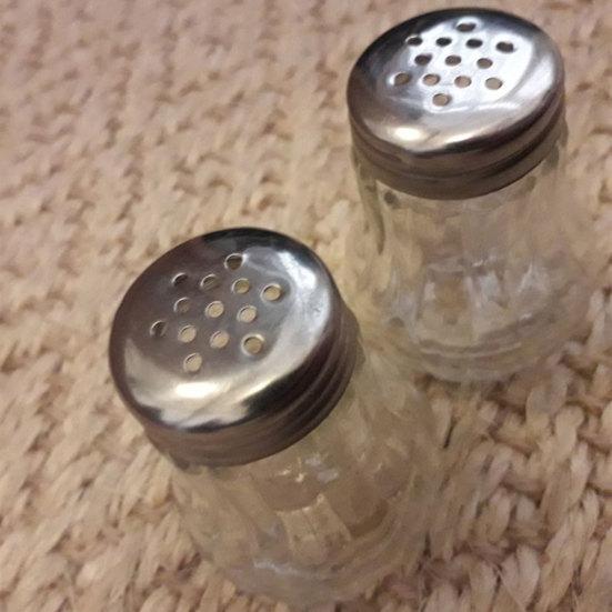 2 bucăți de condimente de bucătărie condimente sare piper borcan de gătit sticla de sticlă pentru grătar