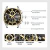Lässige Date Quarz Herrenuhren Luxus Herrenuhr Mode Chronograph Sport Herren Armbanduhr Relogio Masculino
