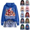 Herren Weihnachtspullover Hoodie, Lässiges Kapuzensweatshirt für die Feierparty und Winterkleidung
