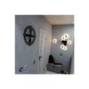 75 Cm Xxl Italian Design Jihati Metal Wall Clock, Modern Decorative Metal Wall Clock