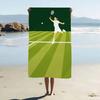 Tennis US French Open Sport Canvas Mikrofaser Strandtuch Saugfähig Schnelltrocknend Weich Yoga Schwimmen Resort Bergsteigen Handtuch
