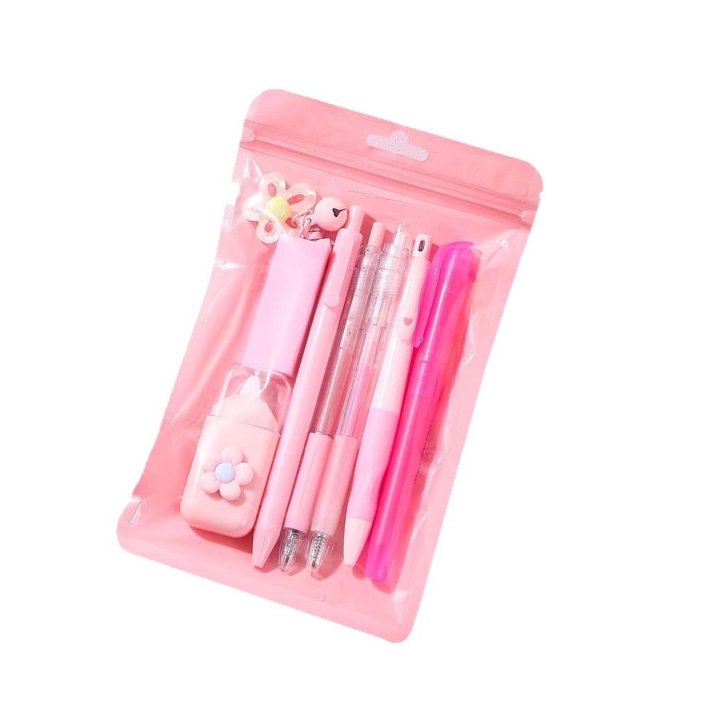 Colorful Macaron Stationery Set: 8-Piece Back-to-School Gift for Students