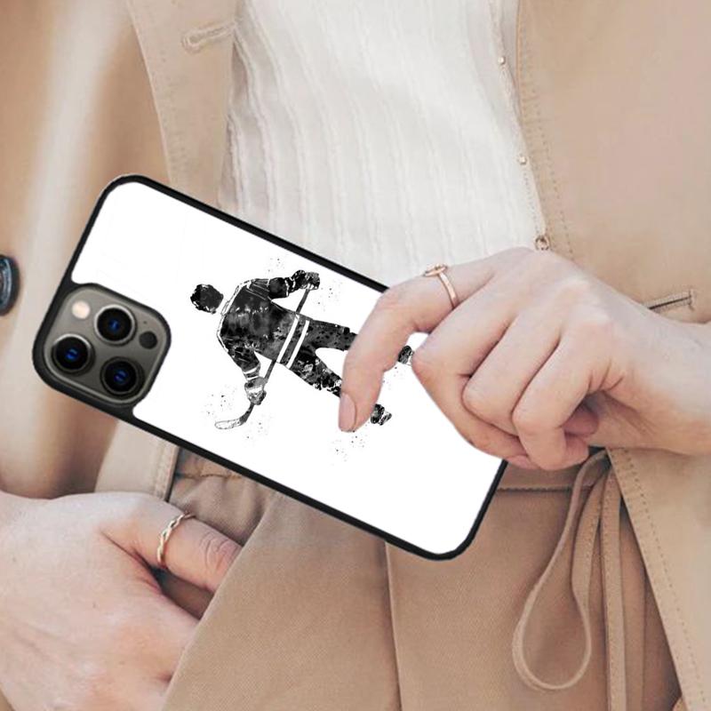 Ice Hockey Rink Magnetic Phone Case For APPLE iPhone 17 Air 16 14 13 12 Pro Max 15 Plus Wireless Charge With MagSafe Cover