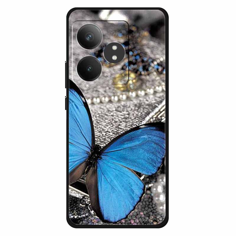Funda For Realme GT 6T / GT 6 Cases Silicone Planet Painted TPU Soft Phone Back Cover For RMX3853 Protective Coque RMX3851  GT 6