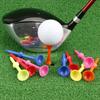 50pcs Golf Tees Plastic Cup Long 83mm Bulk Golf Cup Tee Durable Lightweight Portable Training Accessories Random Color Mixing