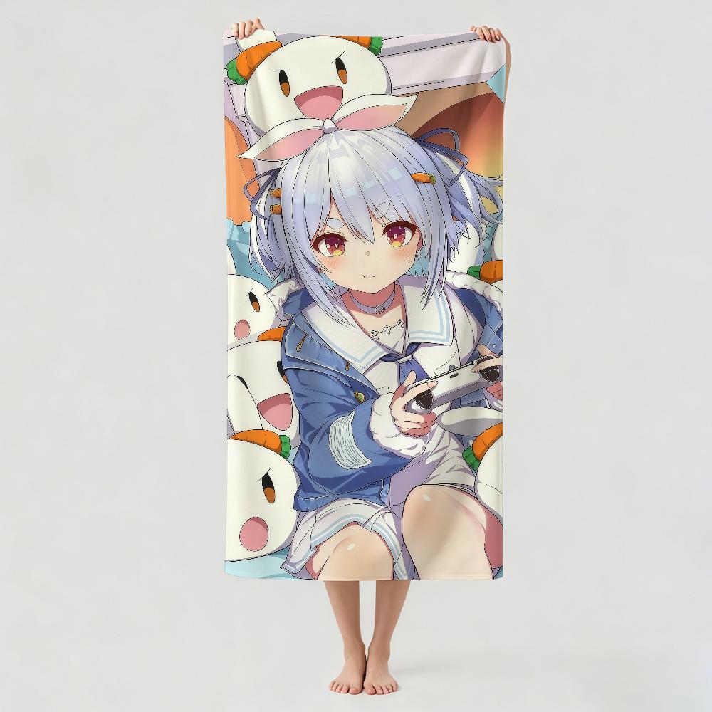 Virtual anchor U-Usada P-Pekora Towel Drying Bath Towel Applicable To Light Swimming Camping Yoga Beach Out