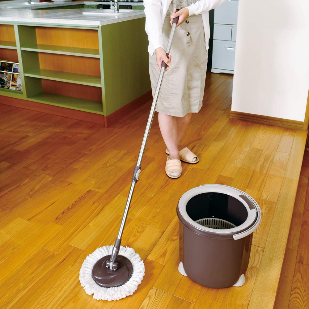 Azuma Industrial TSM545 Tornado rund rotierende Einzelschichtreinigung Bodenfliesenboden Wischmopp Gesamtlänge Set, Mopp, Eimer, Reinigung,