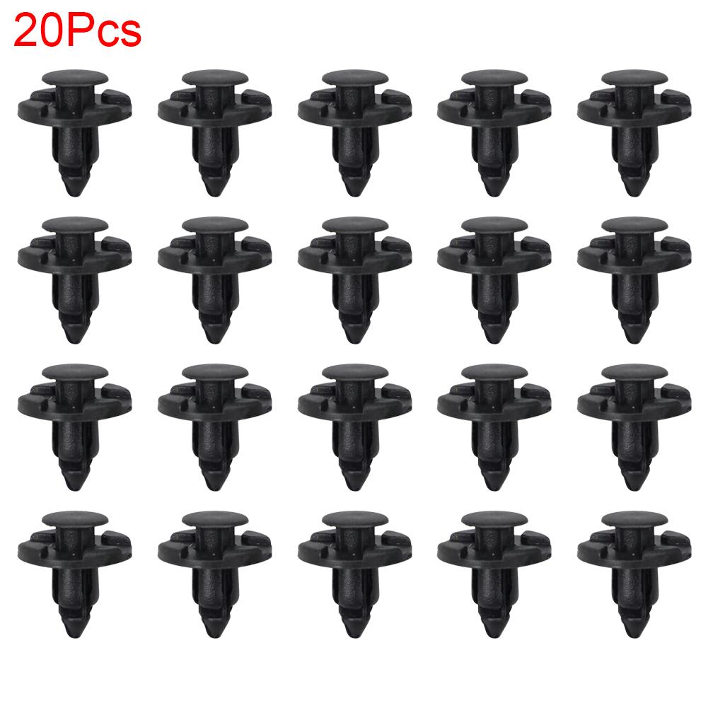 

20/50Pcs 8mm for Nissan Automotive Fastener Clips Body Push Retainer Bumper Trim Retainer Fastener Kit Blade Liner Fender Snap
